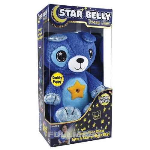 М'яка іграшка нічник проектор Star Bellу
